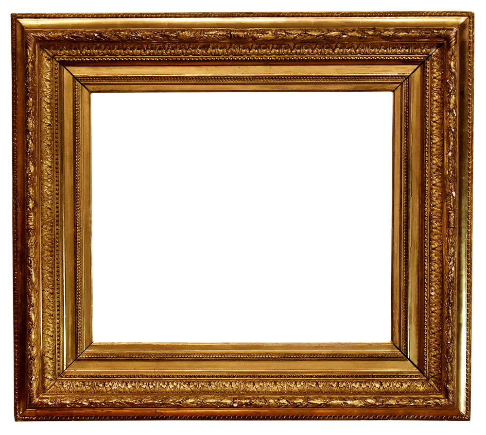 American 16x20 Inch Antique Gold Picture Frame circa 1880