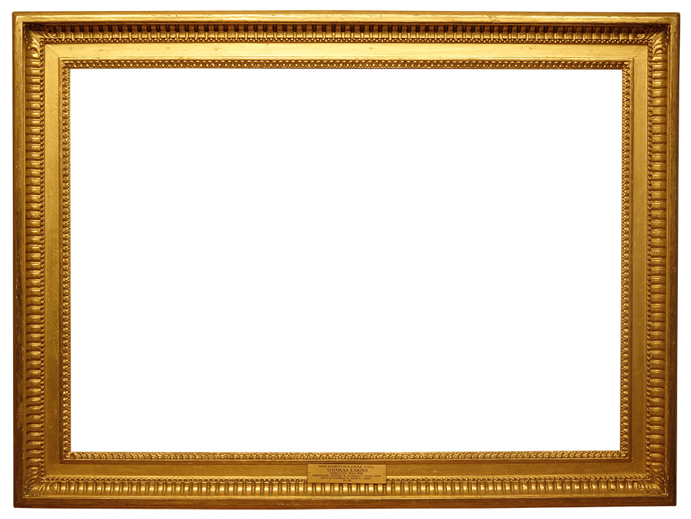 Pair of 14x17 Inch Antique American Gold Picture Frames