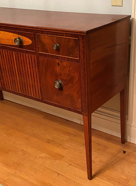 Antique Federal Mahogany Sideboard Attributed to John Seymour Circa 1800