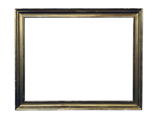 22x28 inch Vintage Gold Picture Frame For Canvas Art circa 1900s (20th Century).