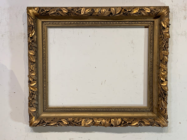 20x25 inch Antique American Gold Beaux Art Picture Frame For Canvas Art circa 1910 (20th Century).