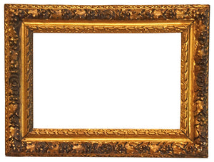 French 25x32 inch Regence Gold Picture Frame circa 1600s