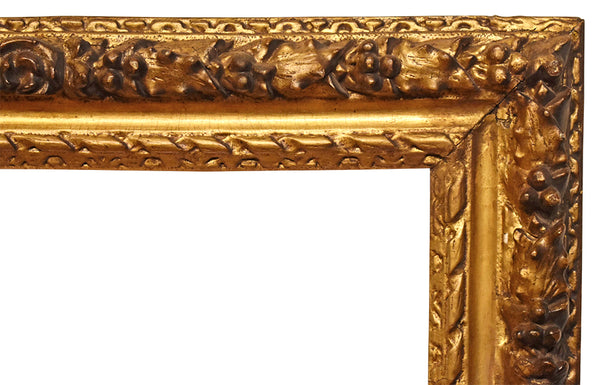 French 25x32 inch Regence Gold Picture Frame circa 1600s