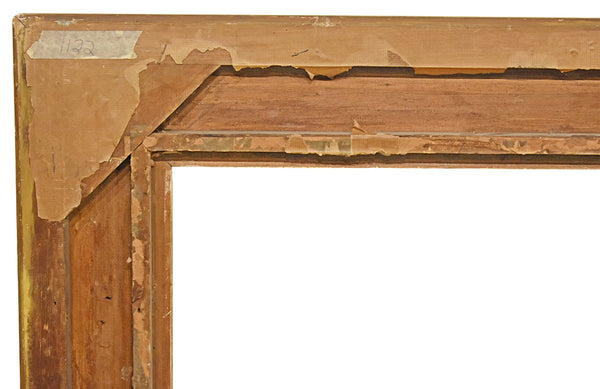 29x52 Inch Antique English Gold Lely Picture Frame for canvas art circa 1800s (19th Century).