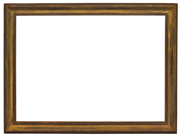 25x35 inch Antique American Gold Picture Frame For Canvas Art circa 1900s (20th Century).
