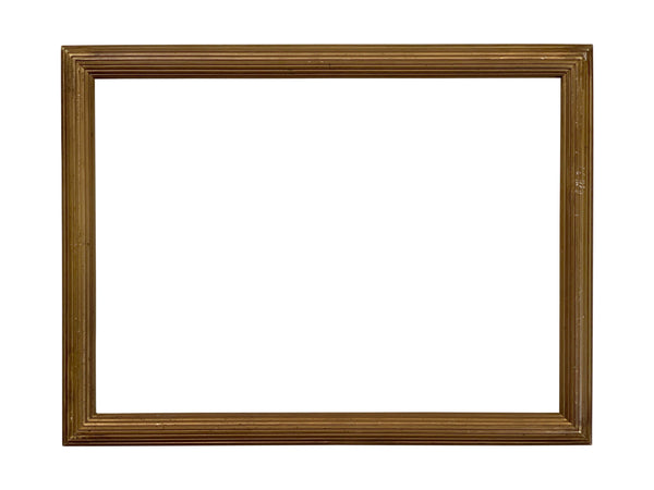 21x25 Inch Antique Gold California Whistler Picture Frame for canvas art circa 1920 (20th Century).