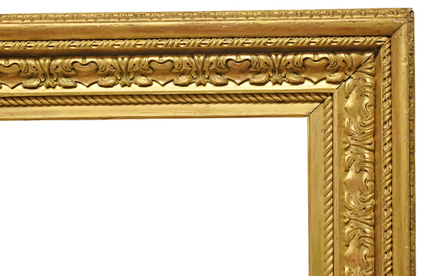 30x48 inch Antique Gold Salvatore Rosa Picture Frame for canvas art circa 1915.