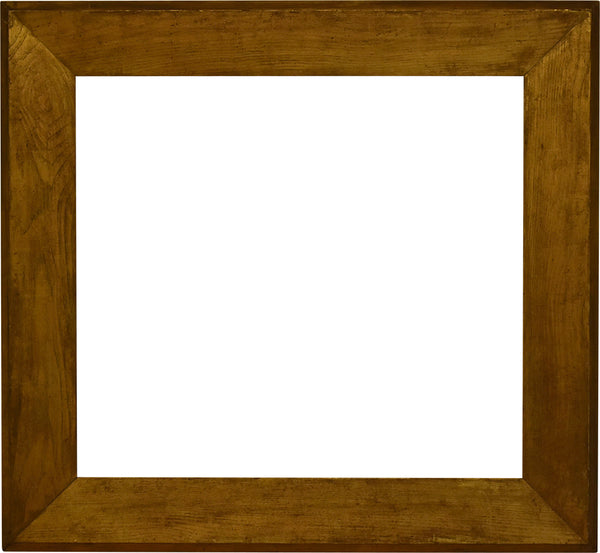 27x30 Inch Antique American Gold Oak Picture Frame for canvas art circa 1920 (20th Century).
