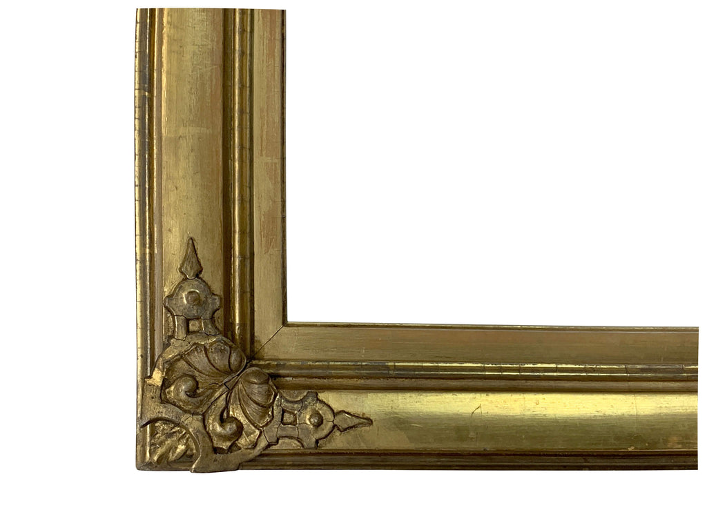 24x33 Inch Antique American Gold Picture Frame circa 1875