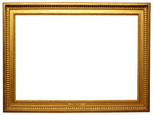 20th Century American Gilded Fluted Cove 32x46 Art Frame