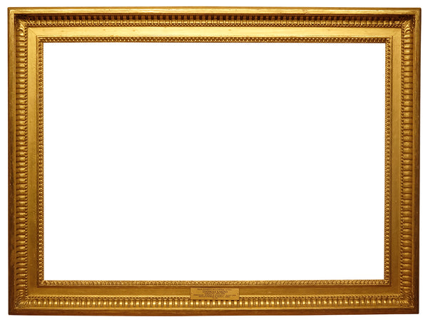 20th Century American Gilded Fluted Cove 32x46 Art Frame