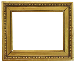American 27x35 Carved Antique Gold Picture Frame