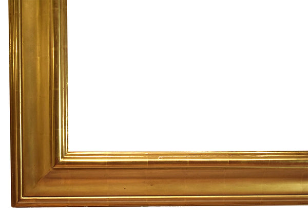 24x66 Inch Gold Reverse Cove Picture Frame for canvas art circa 1999.