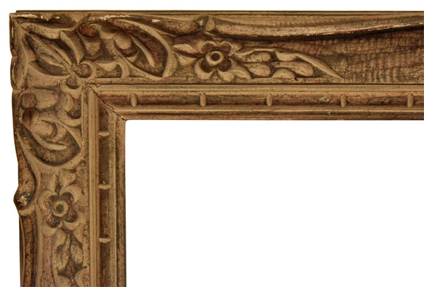 22x26 Inch Vintage American Carved Picture Frame for canvas art circa 1940 (20th century).