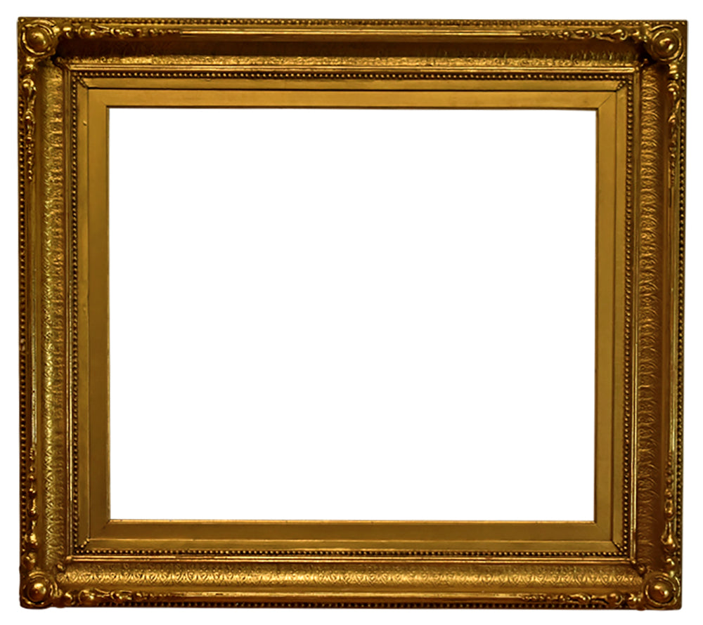 American 23x27 Gold Antique Picture Frame