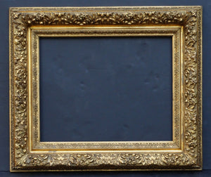 20x25 inch Antique Gold Barbizon Picture Frame circa 1800s (19th Century American painting frame for sale).