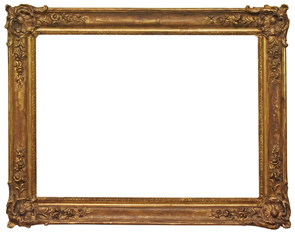 American 24x34 Ornate Gold Antique Picture Frame
