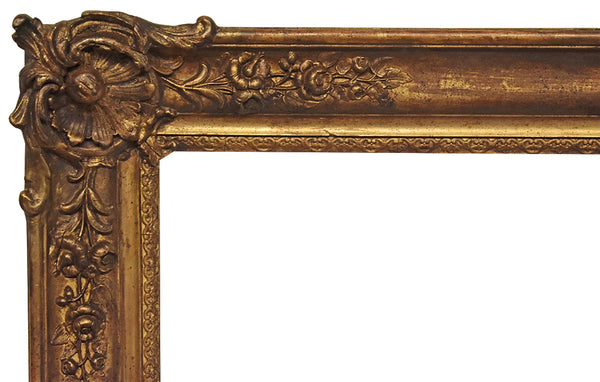 American 24x34 Ornate Gold Antique Picture Frame
