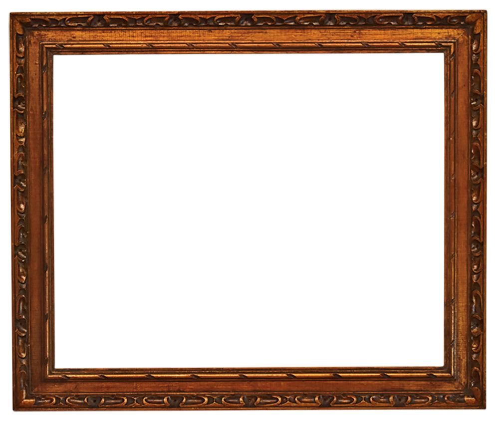 American 25x31 Carved Vintage Picture Frame