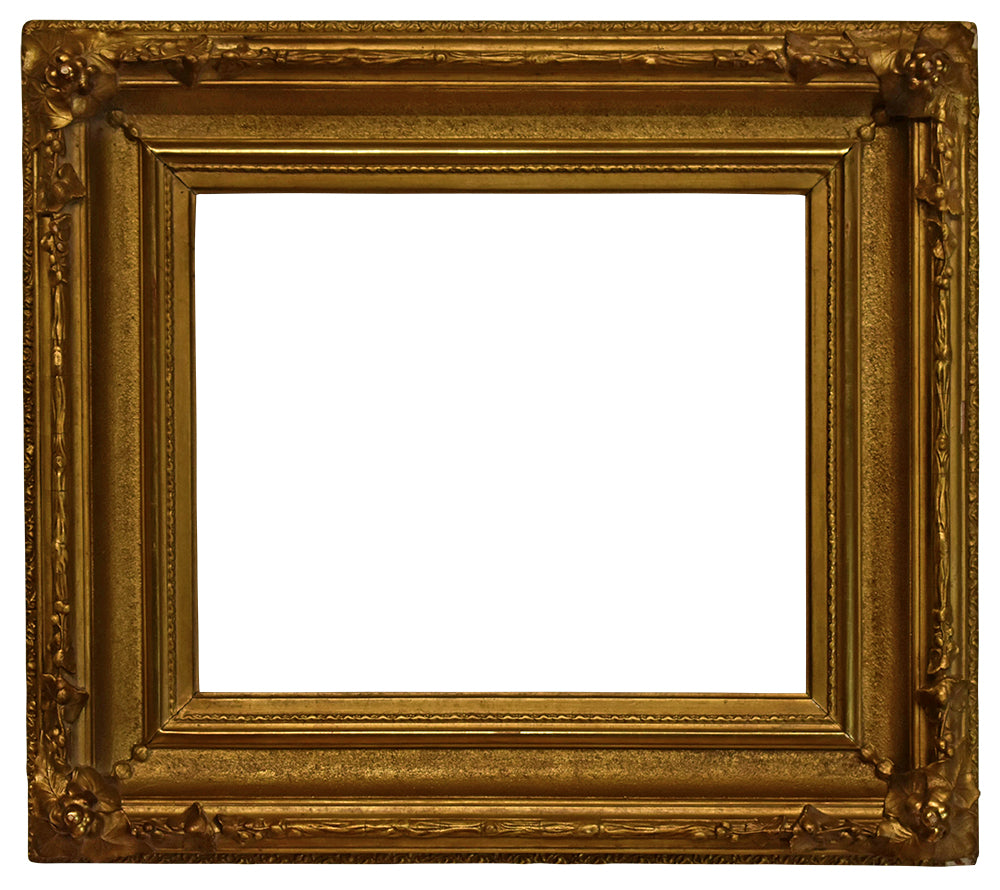 10x13 Inch Antique Gold Hudson River Picture Frame for canvas art circa 1875 (19th century).