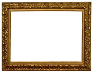 25x36 Inch Antique Italian Gold Picture Frame For Canvas Art circa 1800s (19th Century).