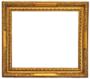 English 24x28 inch Antique Gold Picture Frame for canvas art, circa 1690.