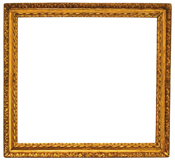 English 31x34 inch Antique Lely Gold Picture Frame for canvas art, circa 1800s (19th century).