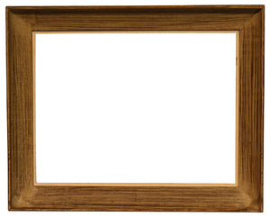 12x16 inch Vintage Brown Picture Frame For Canvas Art circa 1900s (20th Century American painting frame for sale).