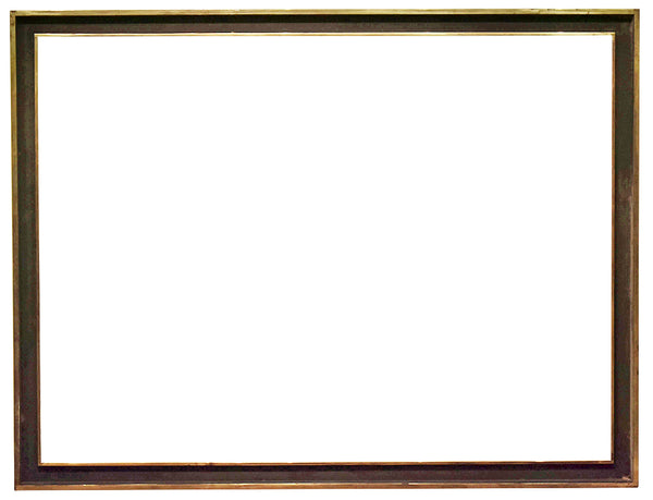 38x51 inch Vintage American Brown and Gold Metal Picture Frame