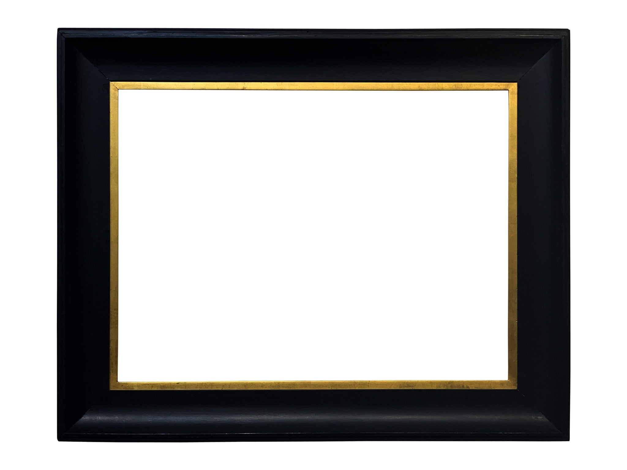 American 19x26 inch Black and Gold Picture Frame for canvas art circa 1900s (20th Century).