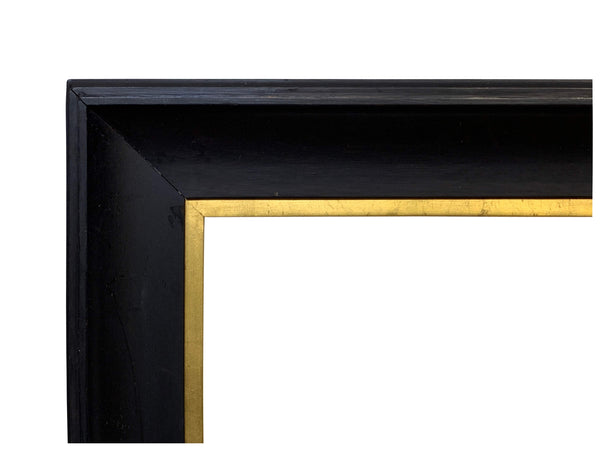 American 19x26 inch Black and Gold Picture Frame for canvas art circa 1900s (20th Century).