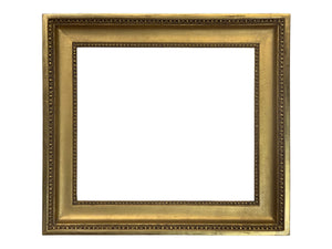 14x17 Inch Vintage Gold Picture Frame For Canvas Art circa 1900s (20th Century American painting frame for sale).