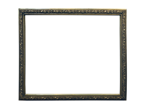 American 22x26 Silver Leaf Antique Picture Frame