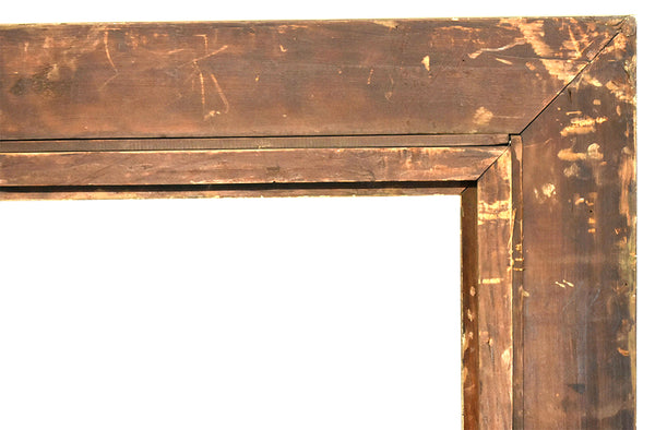 22x27 Inch Antique Gold Picture Frame for canvas art circa 1850 (19th century European painting frame for sale).
