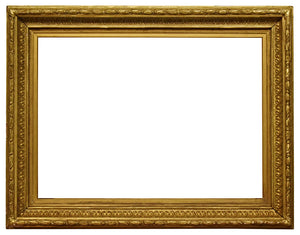24x33 Inch Antique American Gold Picture Frame for canvas art circa 1875 (19th Century).