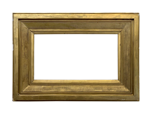 European 15x29 Carved Gold Antique Picture Frame