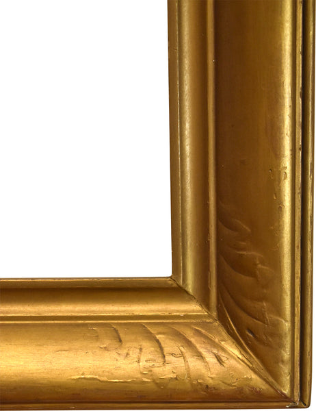 27x29 Inch Antique Gold Scoop Picture Frame for canvas art circa 1920 (20th Century).