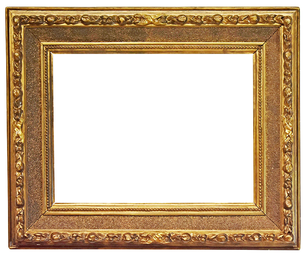 Italian 18x23 Inch Antique Gold Picture Frame for canvas art circa 1830 (19th Century).