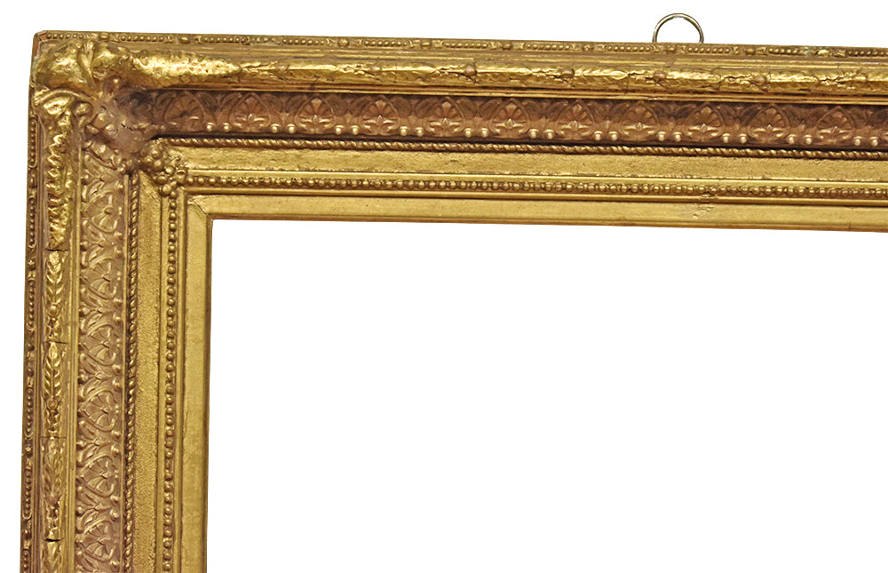 Pair of 14x17 Inch Antique American Gold Picture Frames