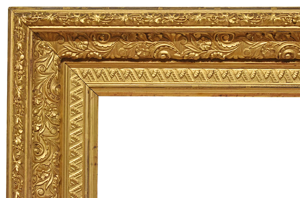 16x26 Inch Antique American Gold Picture Frame for canvas art circa 1885 (19th Century).