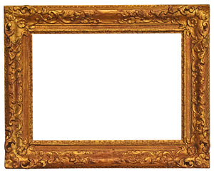 16x22 Inch English Antique Lely Picture Frame for canvas art circa 1800s (19th Century American painting frame for sale).