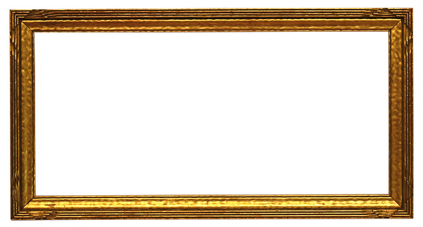 14x30 Inch Antique Gold Hudson River Picture Frame for canvas art circa 1860 (19th Century American painting frame for sale).