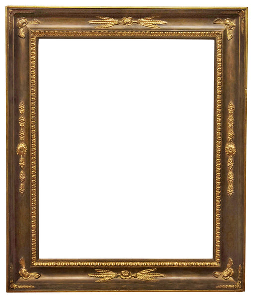 French 28x35 Inch Antique Gold Empire Picture Frame circa 1810