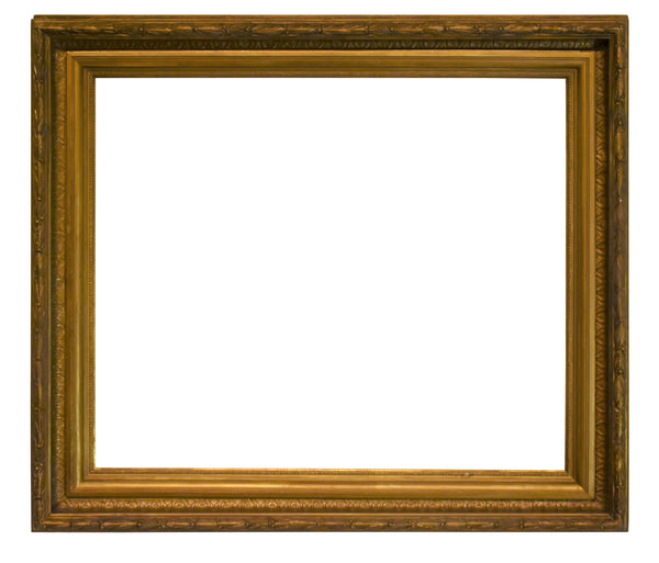 19x23 Inch Antique American Gold Picture Frame for canvas art circa 1880 (19th Century).
