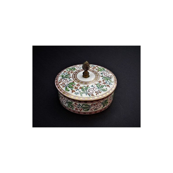 Sevre Style Porcelain Dressing Box, early 20th Century